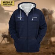 Premium Personalized US Veteran Zip Hoodie APVC080808 - Image 11