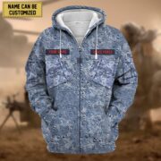 Premium Personalized US Veteran Zip Hoodie APVC080808 - Image 23