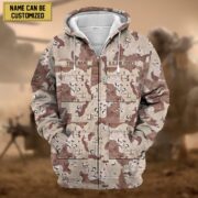 Premium Personalized US Veteran Zip Hoodie APVC080808 - Image 19