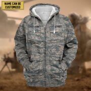 Premium Personalized US Veteran Zip Hoodie APVC080808 - Image 16