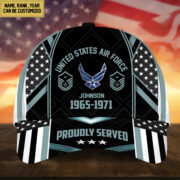 Premium Custom Name, Rank And Years of Service US Veterans Cap APVC160802 - Image 9