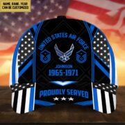 Premium Custom Name, Rank And Years of Service US Veterans Cap APVC160802 - Image 10