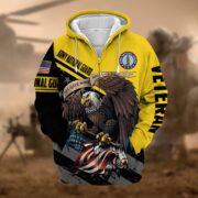 Premium All Gave Some Some Gave All US Veteran Zip Hoodie NPVC050911 - Image 7