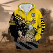 Premium Multiple US Military Services Veteran Zip Hoodie PVC271003 - Image 5