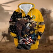 Premium Eagle US Veteran Zip Hoodie NPVC181001 - Image 16