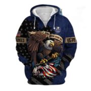 Premium Eagle US Veteran Zip Hoodie NPVC181001 - Image 15