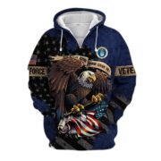Premium Eagle US Veteran Zip Hoodie NPVC181001 - Image 12