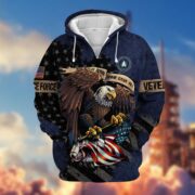 Premium Eagle US Veteran Zip Hoodie NPVC181001 - Image 14