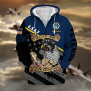 Premium Multiple US Military Services Veteran Zip Hoodie PVC271003 - Image 18