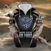 Unique Camo Soldiers US Veteran Zip Hoodie NPVC251110 - Image 11