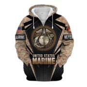 Unique Camo Soldiers US Veteran Zip Hoodie NPVC251110 - Image 9