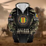 Unique Camo Soldiers US Veteran Zip Hoodie NPVC251110 - Image 15