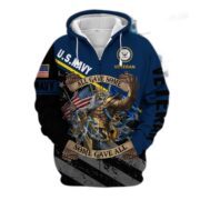 Premium Multiple US Military Services Veteran Zip Hoodie PVC271003 - Image 10