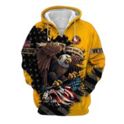 Premium Eagle US Veteran Zip Hoodie NPVC181001 - Image 9
