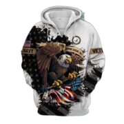 Premium Eagle US Veteran Zip Hoodie NPVC181001 - Image 7