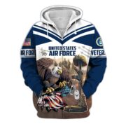 Premium Proudly Served US Veteran Zip Hoodie APVC220901 - Image 11