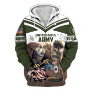 Premium Proudly Served US Veteran Zip Hoodie APVC220901 - Image 4