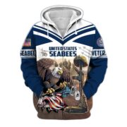 Premium Proudly Served US Veteran Zip Hoodie APVC220901 - Image 7
