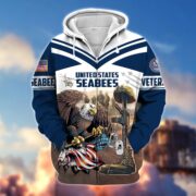 Premium Proudly Served US Veteran Zip Hoodie APVC220901 - Image 7