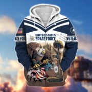 Premium Proudly Served US Veteran Zip Hoodie APVC220901 - Image 14