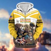 Premium Proudly Served US Veteran Zip Hoodie APVC220901 - Image 15