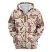 Premium Personalized US Veteran Zip Hoodie APVC080808 - Image 7