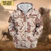 Premium Personalized US Veteran Zip Hoodie APVC080808 - Image 7