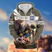 Premium Proudly Served US Veteran Zip Hoodie APVC021001 - Image 4