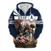 Premium Proudly Served US Veteran Zip Hoodie APVC021001 - Image 13