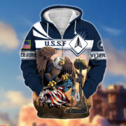 Premium Proudly Served US Veteran Zip Hoodie APVC021001 - Image 13
