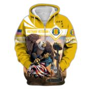 Premium Proudly Served US Veteran Zip Hoodie APVC021001 - Image 14