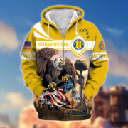 Premium Proudly Served US Veteran Zip Hoodie APVC021001 - Image 14