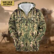 Premium Personalized US Veteran Zip Hoodie APVC080808 - Image 10