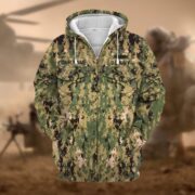 Premium US Navy Veteran Zip Hoodie APVC071010 - Image 2