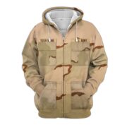 Premium Personalized US Veteran Zip Hoodie APVC080808 - Image 8