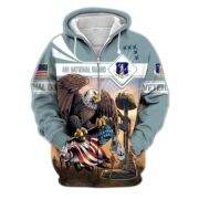 Premium Proudly Served US Veteran Zip Hoodie APVC021001 - Image 11