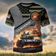Premium Multiservice US Veteran T-Shirt APVC080101 - Image 5