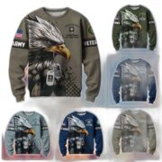Premium Eagle US Veterans Sweatshirt APVC230102