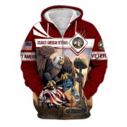Premium Disabled American Veterans Zip Hoodie APVC190210