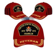 Premium Custom Unit, Name, Years of Service US Veterans Cap APVC250101 - Image 8