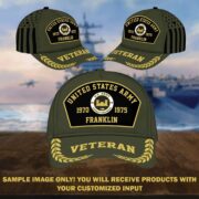 Premium Custom Unit, Name, Years of Service US Veterans Cap APVC250101 - Image 2