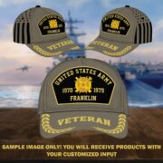 Premium Custom Unit, Name, Years of Service US Veterans Cap APVC250101 - Image 4