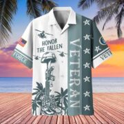 Premium Honor The Fallen US Veterans Hawaii Shirt NPVC070401 - Image 6