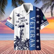 Premium Honor The Fallen US Veterans Hawaii Shirt NPVC070401 - Image 7