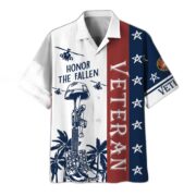 Premium Honor The Fallen US Veterans Hawaii Shirt NPVC070401 - Image 5