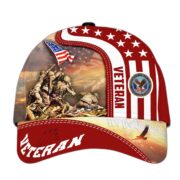 Premium Honoring All Who Served US Veterans Cap APVC280301 - Image 3