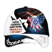 Premium I Served I Sacrificed I Regret Nothing I Am A US Veteran Cap APVC280302 - Image 21