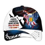 Premium I Served I Sacrificed I Regret Nothing I Am A US Veteran Cap APVC280302 - Image 30