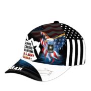 Premium I Served I Sacrificed I Regret Nothing I Am A US Veteran Cap APVC280302 - Image 4