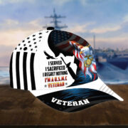 Premium I Served I Sacrificed I Regret Nothing I Am A US Veteran Cap APVC280302 - Image 14